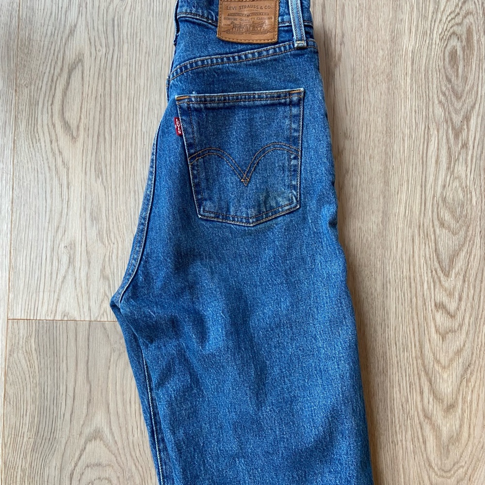 Levi's Women’s Premium Ribcage Straight ankle jeans in Georgie